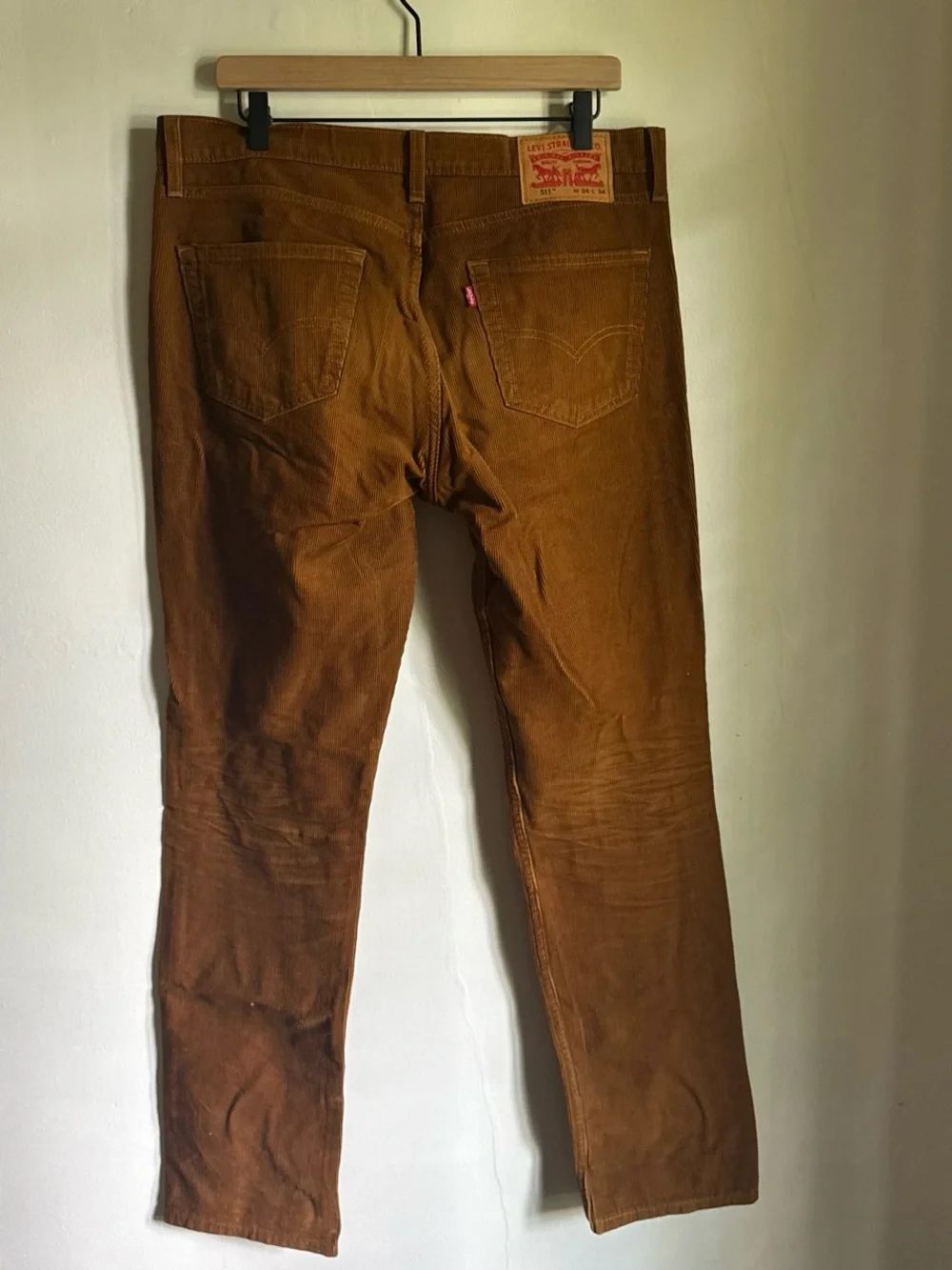 Levi's Men's Corduroy Pants in Rust